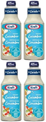 Kraft Creamy Cucumber Salad Dressing, 425ml (4 Pack)
