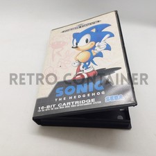 Vintage Game SEGA GENESIS MEGA DRIVE - *EMPTY BOX* Sonic the Hedgehog Box