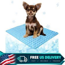 Dog Cooling Mat 28x22in, Pet Cooling Pad Bed for Indoor Outdoor Travel