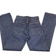 Vintage 1960s/70s J.C. Penney selvedge dark wash straight leg jeans 26 x 29 USA.