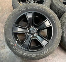 Used Set Of Four Oem 20 Black 19-25 Ram 1500 Wheels 27555r20 Bridgestone Lt