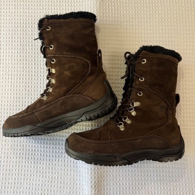 Columbia Lavela II Brown Suede Waterproof Winter Boots Thinsulate Womens 8.5