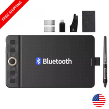 Wireless Graphics Tablet 8x5 Bluetooth 5.0 16K Pressure Android Drawing Pad