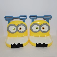 McDonald's Minions Happy Meal Tray Food Drink Carrier ~Lot of 2 *Limited Edition
