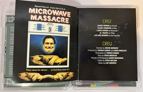 MICROWAVE MASSACRE (1983) Blu-ray + DVD ARROW OOP Booklet Horror Comedy MINT - Picture 8 of 10