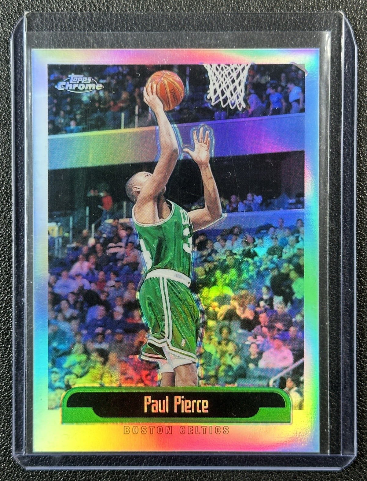 PAUL PIERCE 1999-00 TOPPS CHROME BASKETBALL #82 REFRACTOR CELTICS
