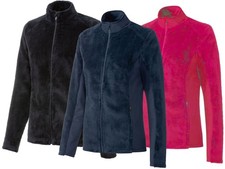 Crivit Damen Plüschjacke Weich Wärmend Kuschelig Jacke Stehkragen