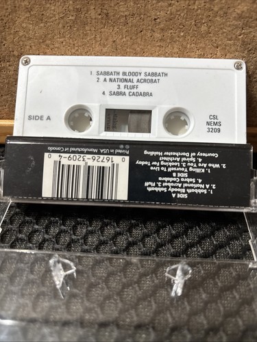 Black Sabbath – Sabbath Bloody Sabbath Cassette Tape Ozzy CSL NEMS 3209 - Picture 4 of 4
