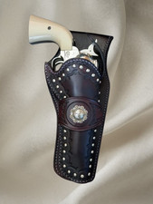Holster Leather Gun Revolver Western Pistol Cowboy Hand Tooled