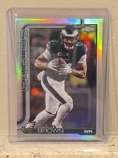 2025 TOPPS CHROME REFRACTOR #243 AJ BROWN EAGLES REFRACTOR