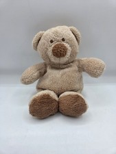 Ty Pluffies Tan Bear TyLux Beanie Brown 7" 2004