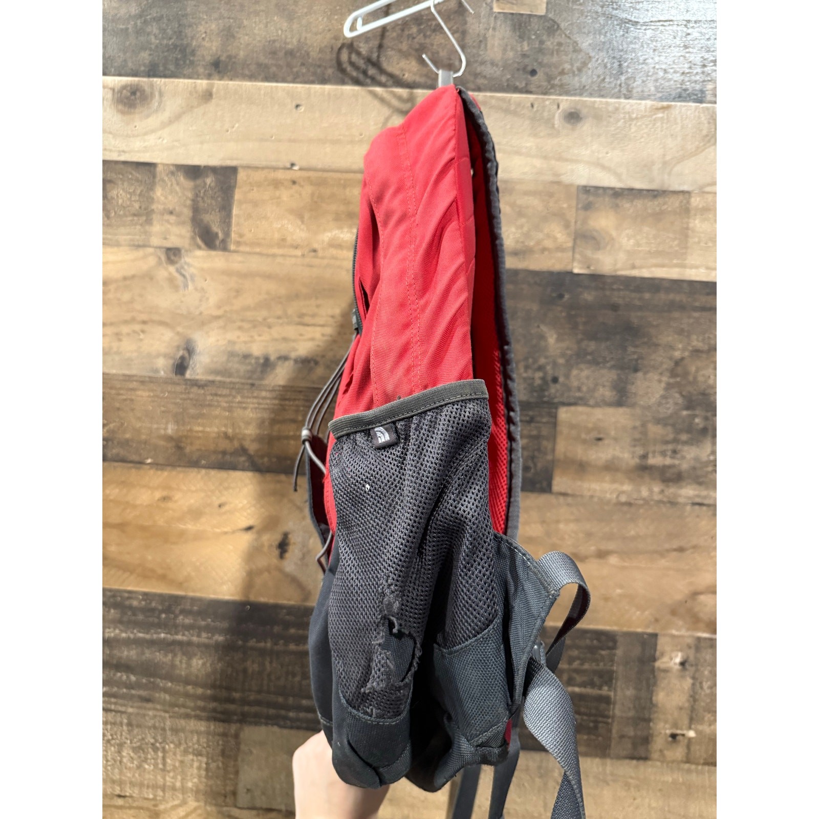 North Face Jester Backpack- Red/Gray - image 3