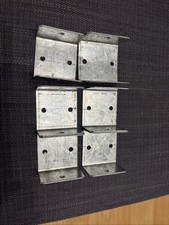 6 X Fence Panel Bracket New Unused 45 X 45 X 25 Deep