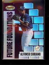 Alfonso Soriano 1999 Bowman's Best Future Foundations Die-Cut Refractor /500
