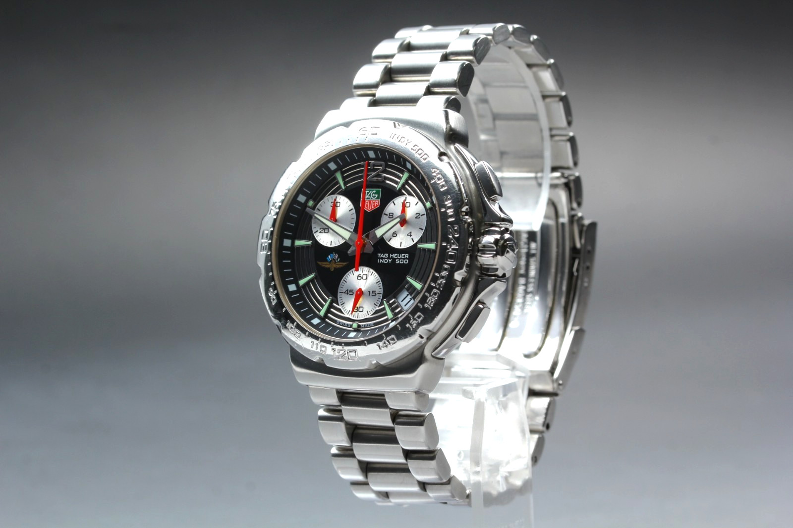 TAG Heuer Formula 1 Indy 500 CAC111B 200ｍ Chronograph 44mm Quartz Men's Watch image 3