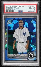 2022 Bowman Chrome Sapphire Prospects Roderick Arias #BCP-153 PSA 10 GEM MT 0xr2