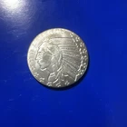 1/4 oz Silver Round - Incuse Indian .999. #2692
