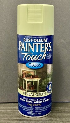Rustoleum Painter's Touch 2006 HERBAL GREEN 224357 Spray Paint Vintage Vtg