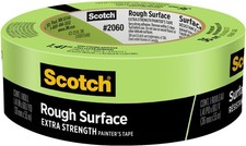 Scotch Rough Surface Extra Strength Painters Tape, 1.5 1.41" Width, Green
