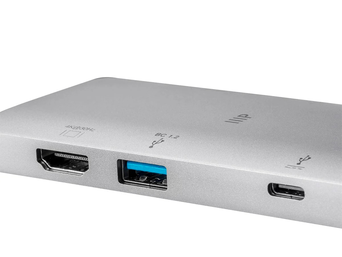 Lunar Year Sale Consul Series USB-C HDMI Adapter w/ Gigabit Ethernet, 3-Port USB 3.0, SD/microSD Reader – Monoprice® — photo 2