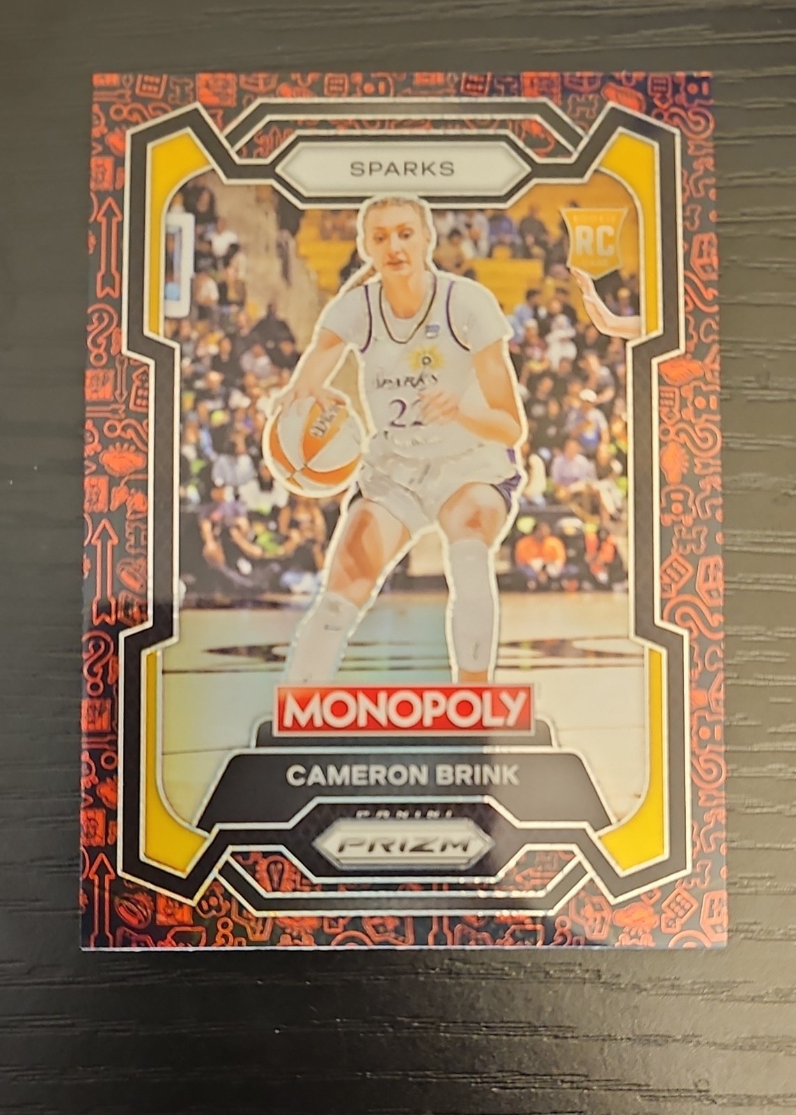2024 Panini Prizm Monopoly WNBA - Cameron Brink #39 Classic Icons Red Prizm (RC)