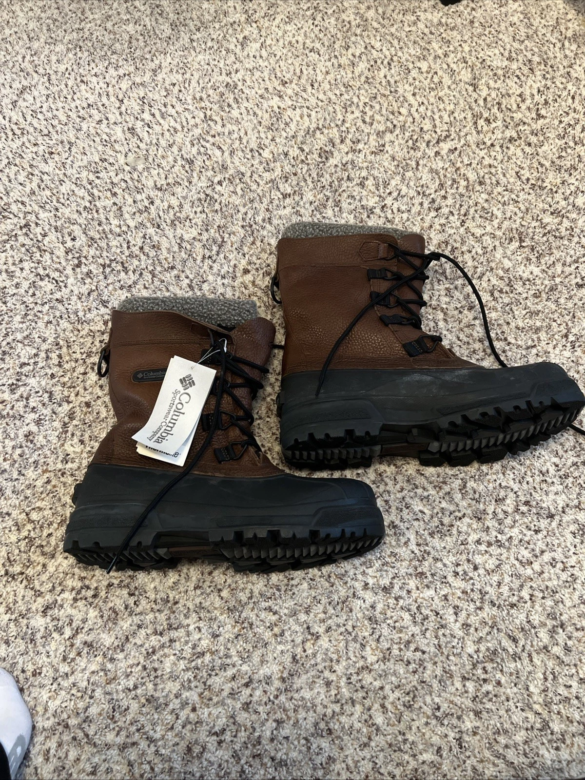 Columbia Siberian NewMens Sz 13 M Boots Thermolite Outdoor Hiking Boots Leather