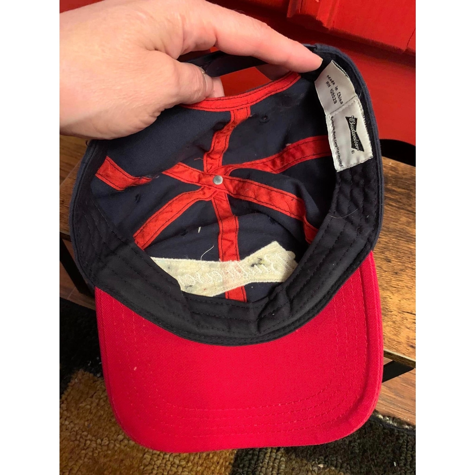 Budweiser Patch Baseball Trucker Cap Adjustable B… - image 3