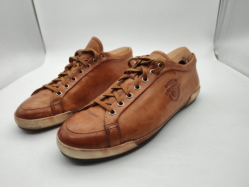 SANTONI-Club Gloria-Leather Low Top Shoes-Men's Size 11-MADE IN ITALY-VERY NICE