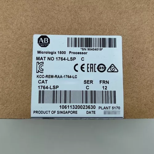 New Factory Sealed Allen-Bradley 1764-LSP SER C MicroLogix 1500 Processor Module - 第 1/3 張圖片