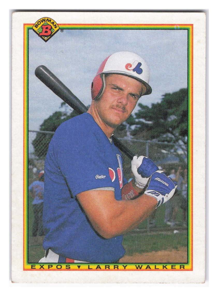 1990 Bowman #117 Larry Walker Montreal Expos