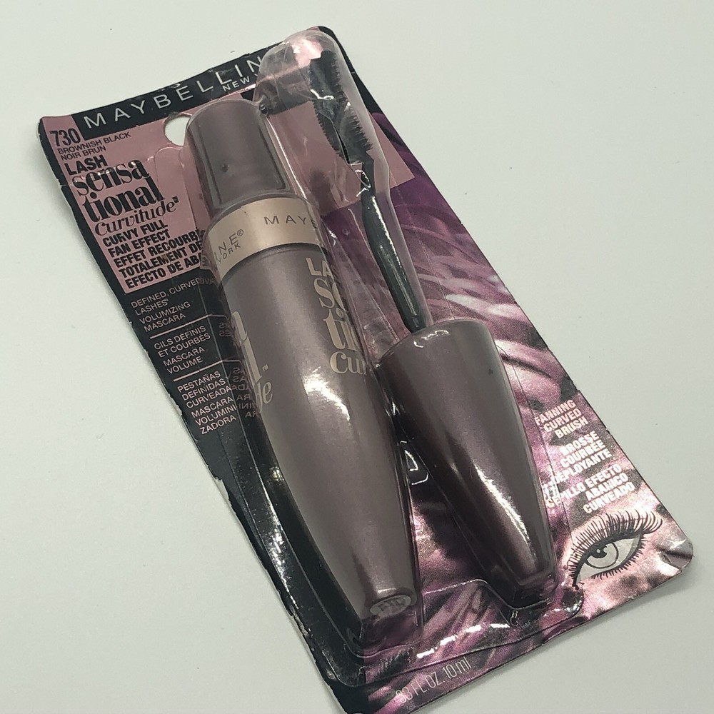 Maybelline Lash Sensational Curvitude Mascara 730 Blackish Brown Maybelline Lash Sensational Curvitude Mascara 730 Blackish Brown