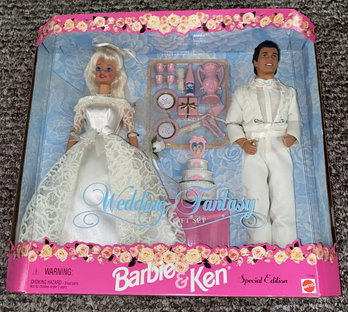 Barbie and ken hotsell wedding doll set