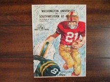 1970 Washington University Football Guide (53 Signed/w/SHELBY  JORDAN/RON  PEIL)