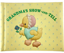 Hallmark Baby Photo Album Grandma's Brag Book Show-and-Tell Baby Duck Embossed