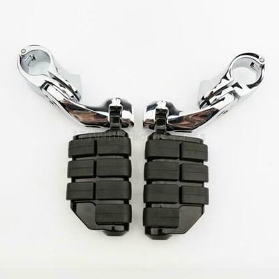 Short Angle Adjustable Highway Foot Pegs Rest Mount For Harley Street Glide FLHX