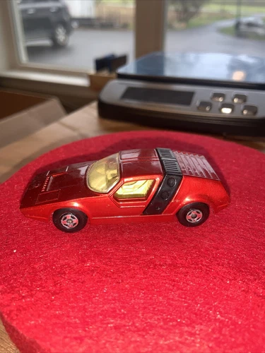 Vintage Matchbox Superfast No 41 Siva Spyder 1972 Black Stripe Rare Car