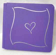 2 NEW Creative Memories 7x7 Albums Scrapbook Triumph Purple Heart DoubleDipz Geo