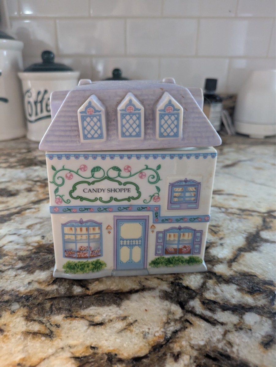 1993 Lenox Spice Village Candy Shoppe Canister With Lid And Seal
