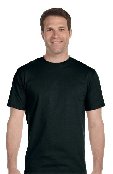 Hanes Short Sleeve Black Shirts for Men