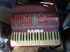 Vintage Titano Accordion 17" Keyboard 120 Bass For Parts or Repair