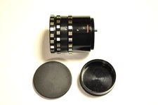 German set of three automatic extension tubes for M42 thread. With caps.