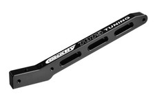 Corally 00180-396-2 Chassis Brace V2 - Rear - Swiss Made 7075 T6 - Hard Anodized