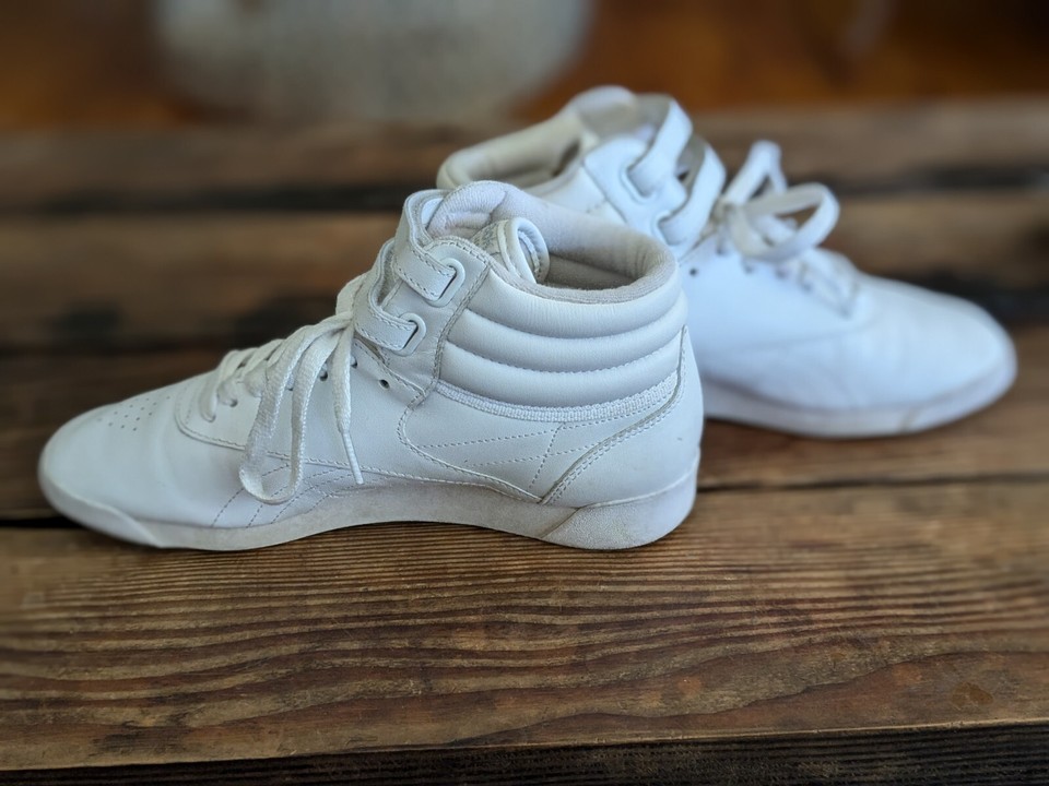 Reebok Classic Freestyle High Top Aerobic Sneakers Women's 7.5 Vintage