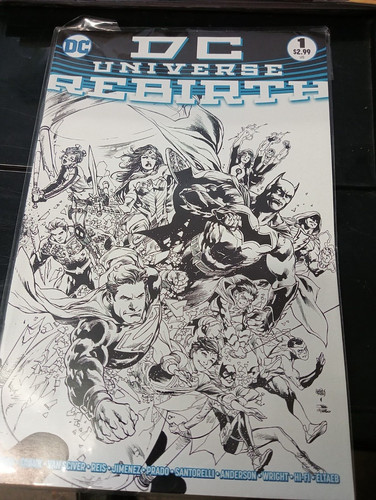 DC Comics - DC Universe Rebirth #1 (2016) Wraparound Cover