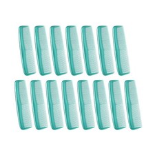 Unbreakable Pocket Hair Care Combs Teal - 60 Count Pack