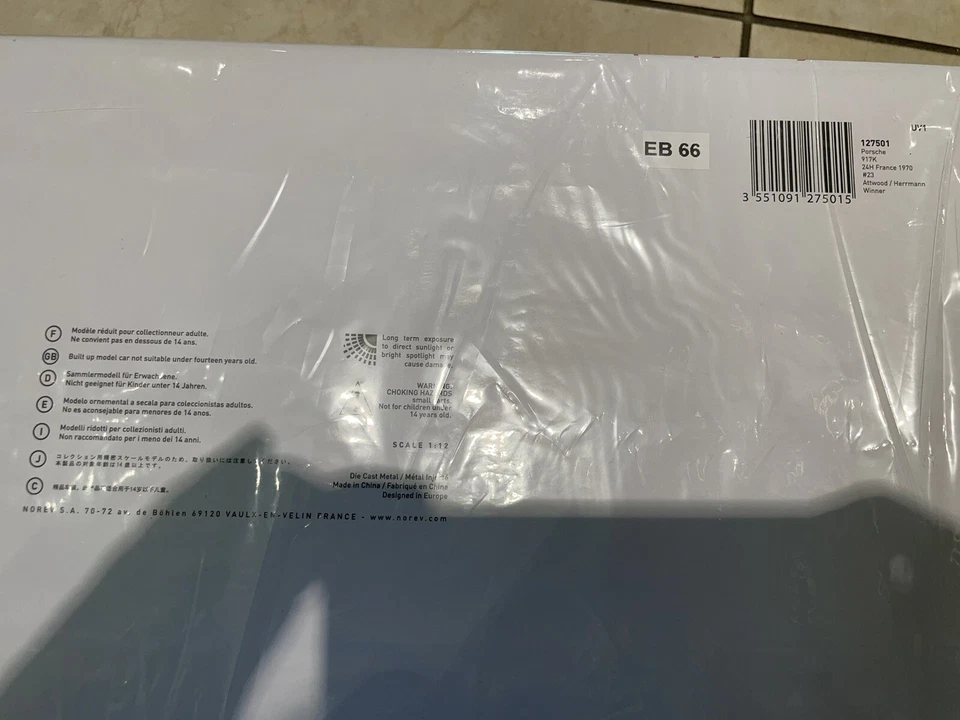 NOREV 1/12 127501 PORSCHE 917K TEAM SALZBURG N 23 WINNER 24h LE MANS 1970 - Immagine 3 di 4