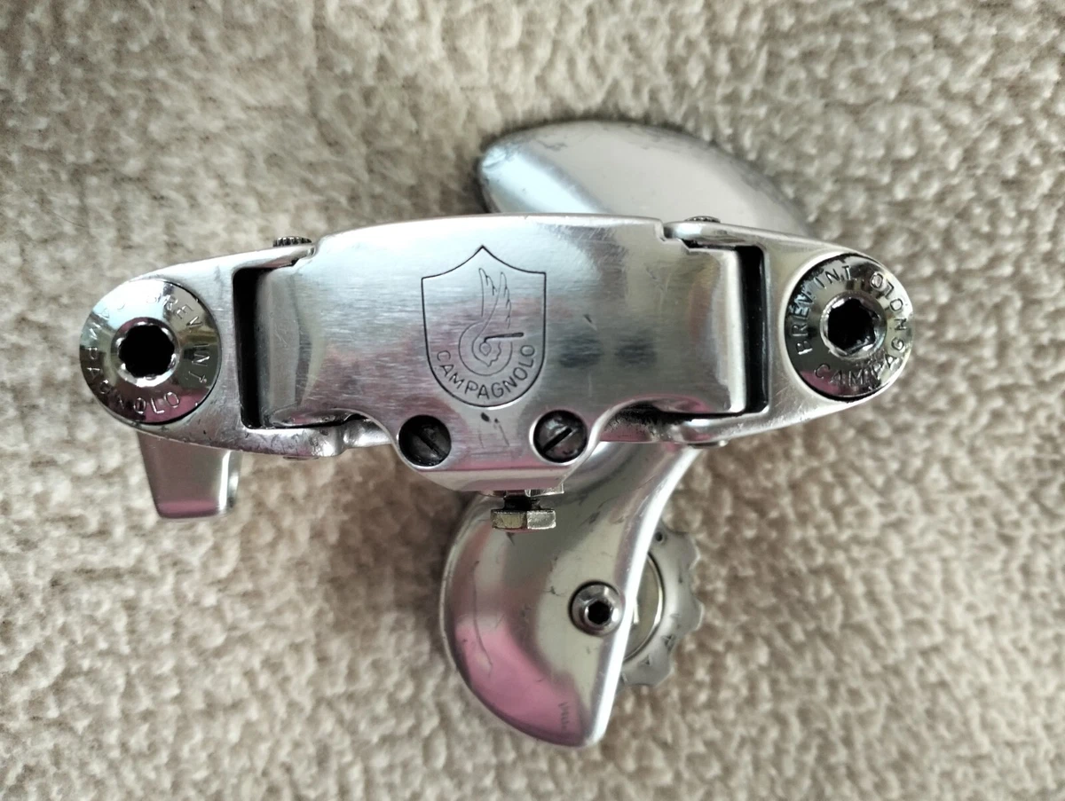 Dérailleur Arrière Campagnolo Nuovo Record Patte 80 – 6 Vitesses, Cage Courte – Vintage Course