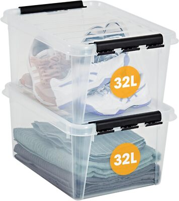 Orthex Aufbewahrungsboxen Deckel Clipverschluss Lebensmittelecht Transparent