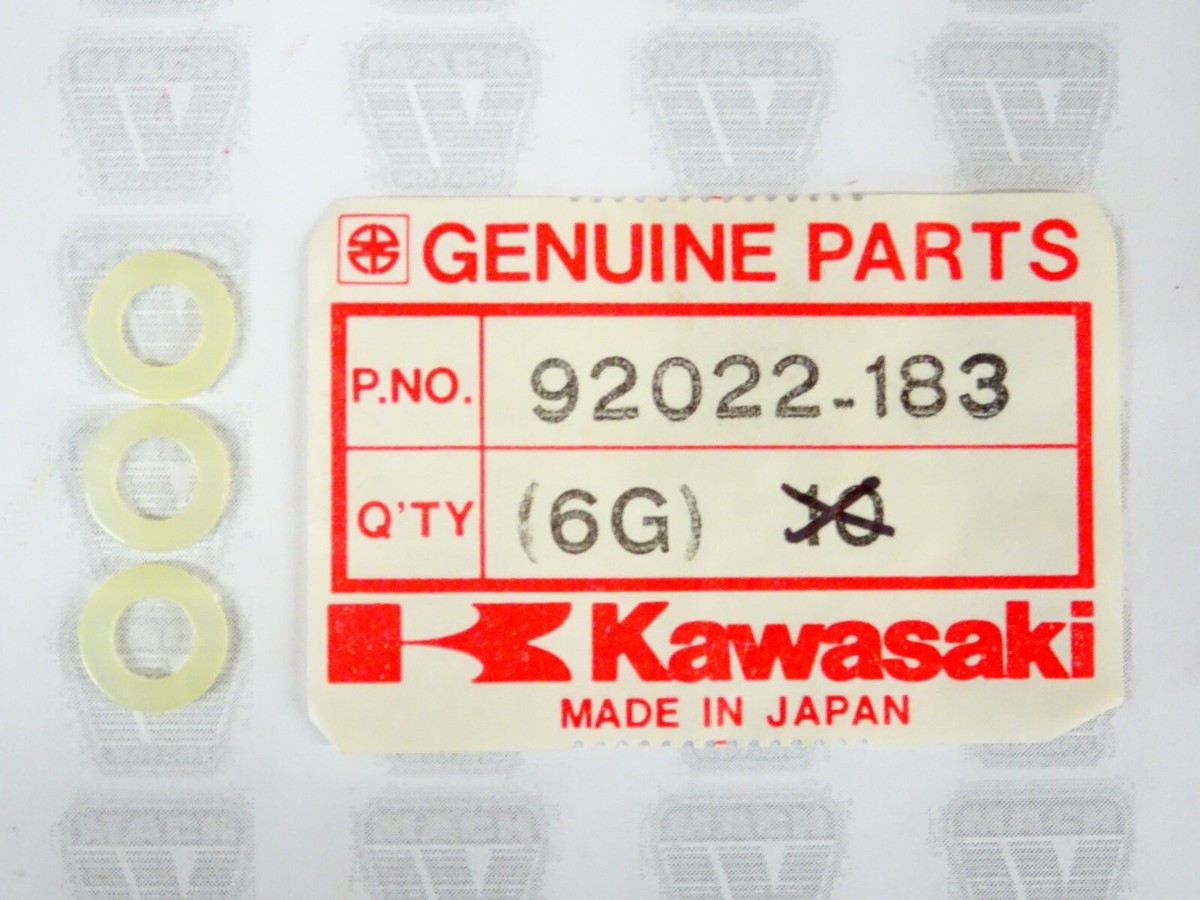 Kawasaki NOS NEW 92022-183 Plain Washer (3) AN BR EJ EN EX G3 G4
