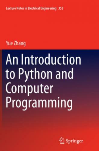 Thumbnail - An Introduction To Python And Computer Programming 4860